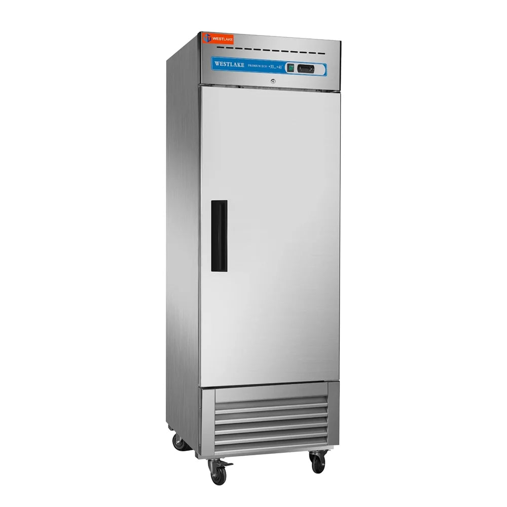 Commercial Reach in Fridge, 23 Cu.ft Stainless Steel Reach in Upright Fan Cooling Refrigerator