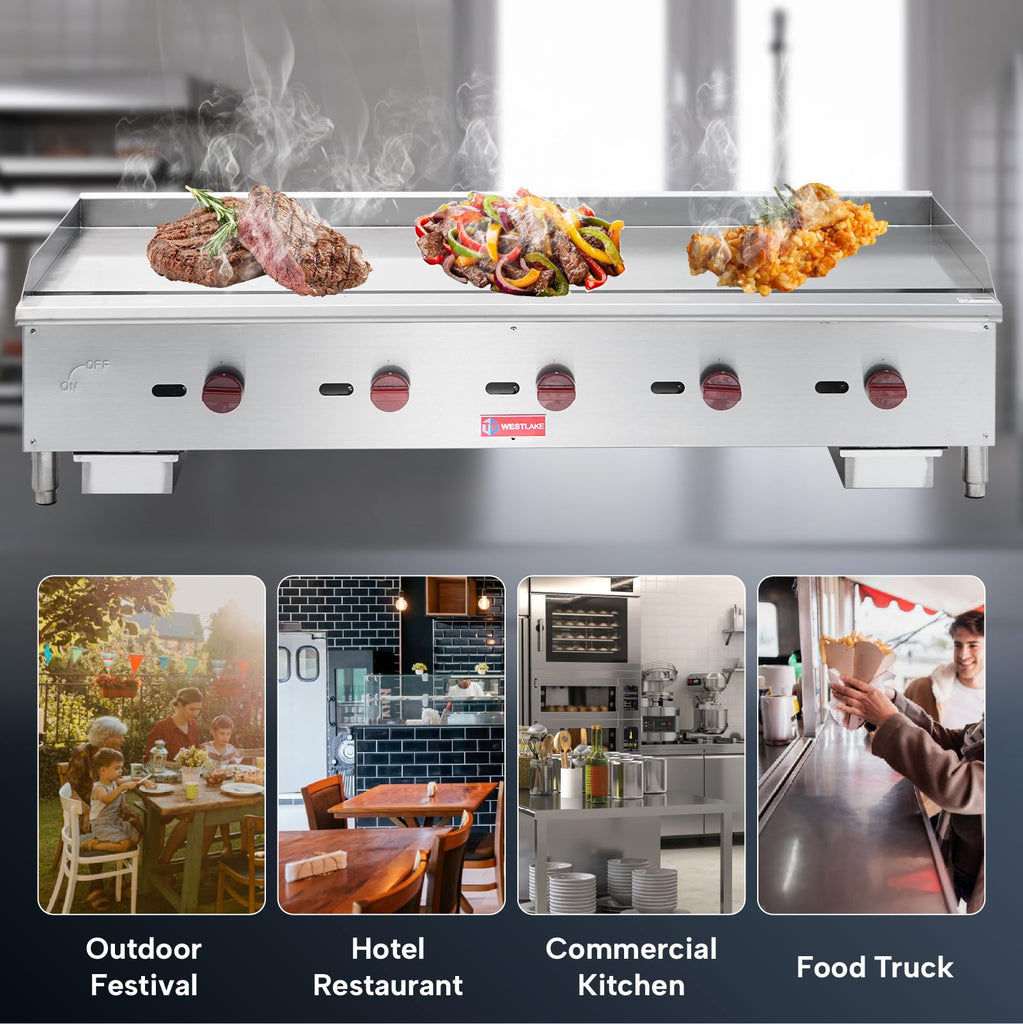 Commercial Gas Griddle, WESTLAKE 60