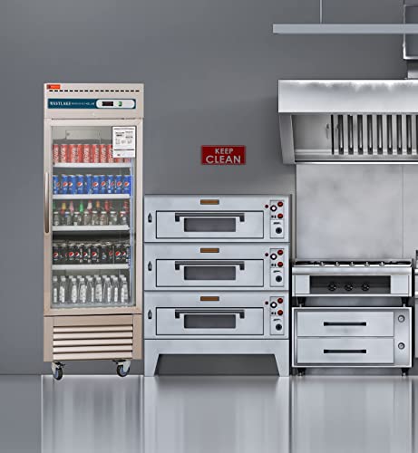 Commercial Refrigerator 1 Glass Door, WESTLAKE 27