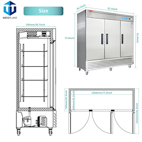 WESTLAKE Commercial Freezer, 82