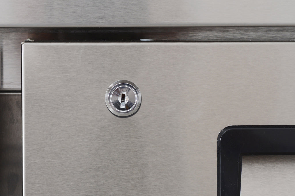 Stainless Steel Double Door Food Prep Table Refrigerator 60 Inches