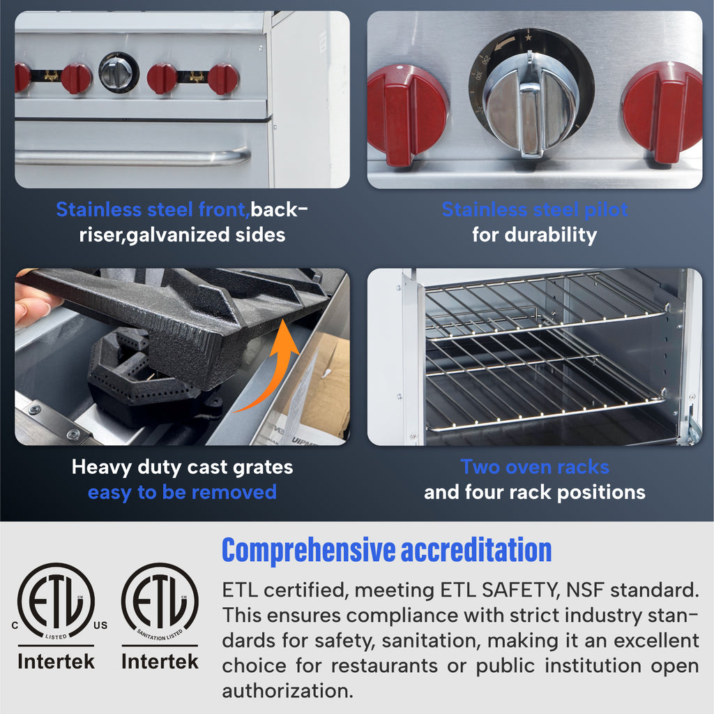 WESTLAKE Commercial Gas Range 24