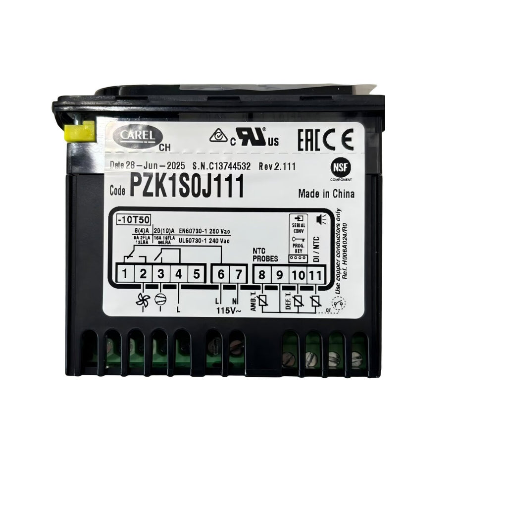 CAREL PZK1S0J111 Temperature Controller for Cooling and Salad Work table