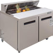 Stainless Steel 48 in. Mega Top Food Prep Table Refrigerator