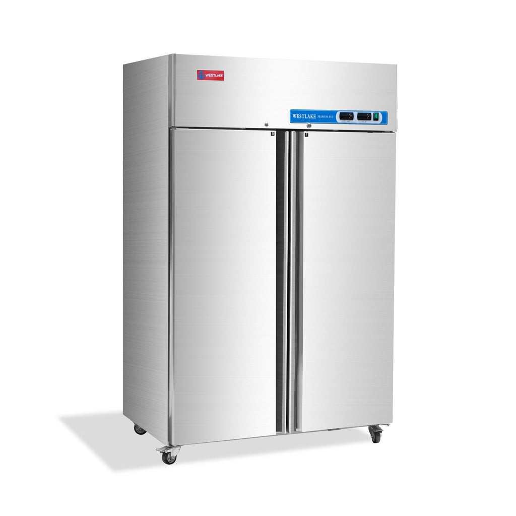 Commercial Freezer, Commercial Reach-In Solid Door Freezer for Restaurant, Bar, Shop, etc.