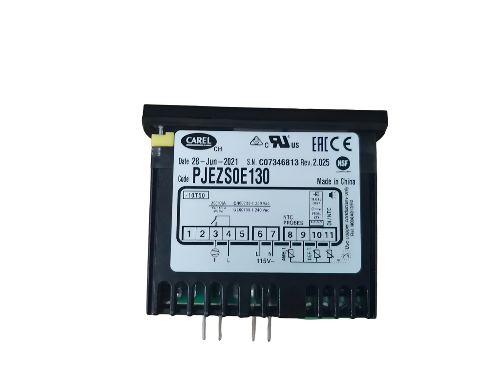 Temperature Controller for Black Refrigerated Air Curtain Merchandiser
