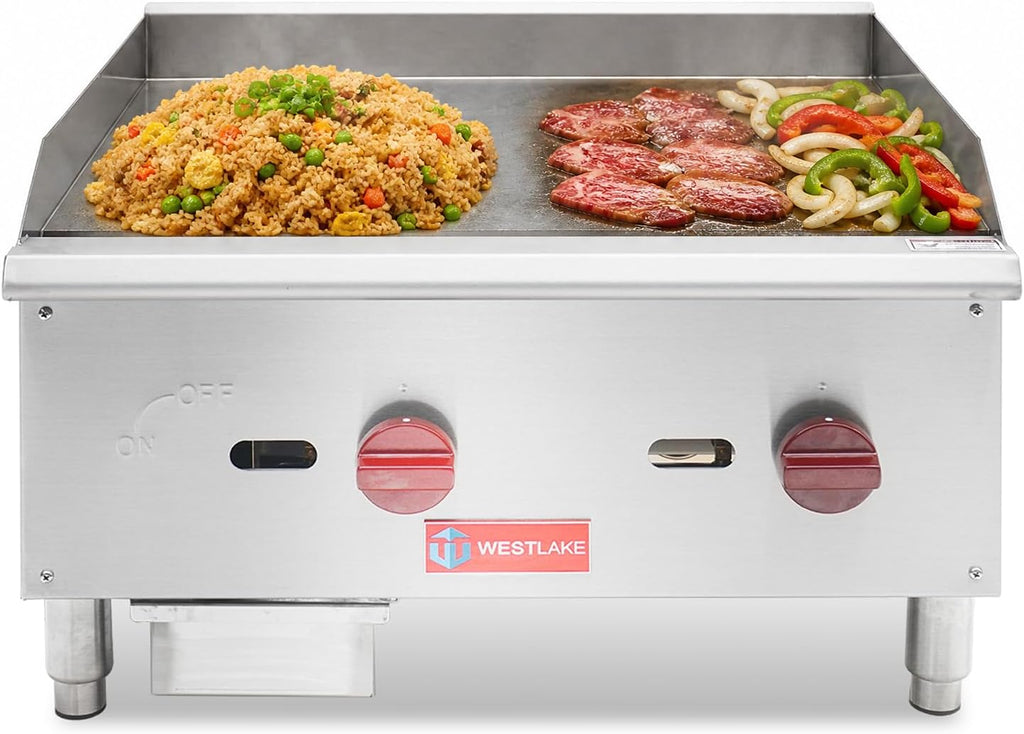 WESTLAKE Commercial Gas Griddle 24