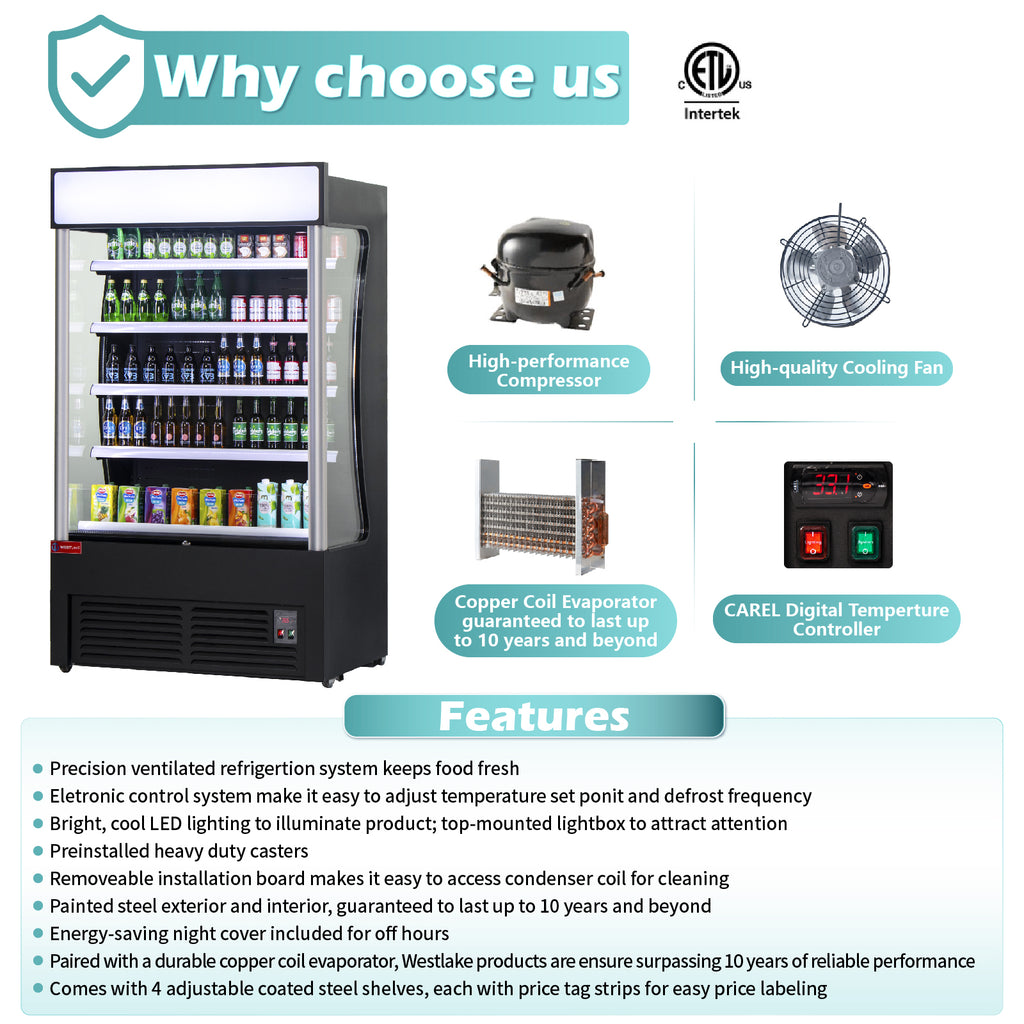 WESTLAKE Commercial Open Air Merchandiser 46