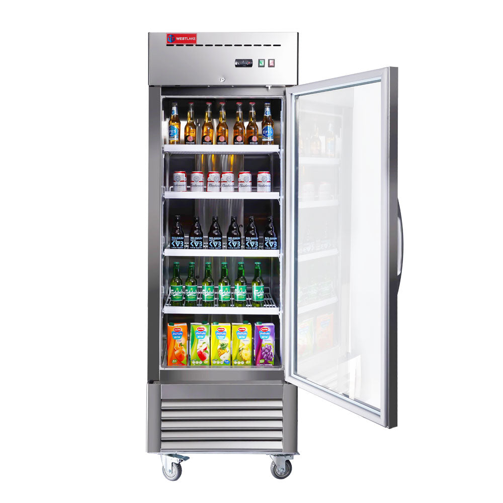 Commercial Glass Door Fridge, Merchandiser Refrigerator & Display Cooler