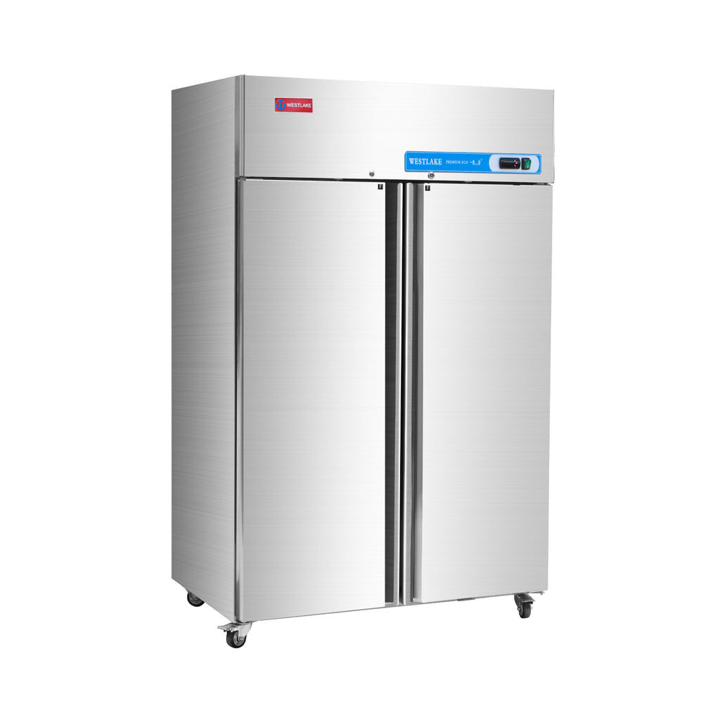 Commercial Reach in Freezer, 2 door 36 Cu.ft Stainless Steel Commercial Reach in Solid door Upright Fan Cooling Freezer