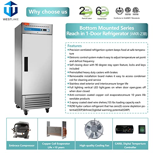 WESTLAKE Commercial Refrigerator, 27