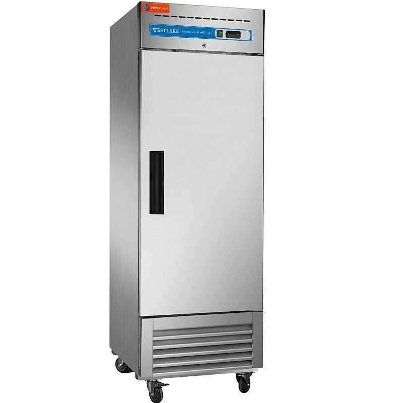 Commercial Reach in Fridge, 23 Cu.ft Stainless Steel Reach in Upright Fan Cooling Refrigerator